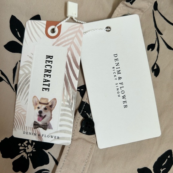 Denim & Flower Boys Floral Tropical Short Sleeve Dress Shirt🏝️☀️⛱️ - Picture 10 of 14